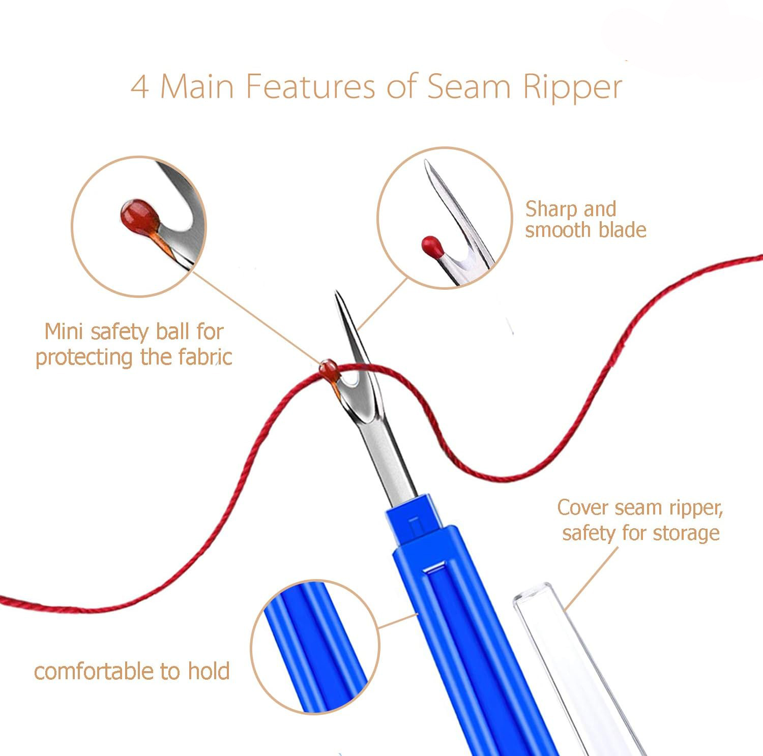 Naaien Tornmesje Kit Naaien St - Sewing Gauge Ruler recensie en prijs