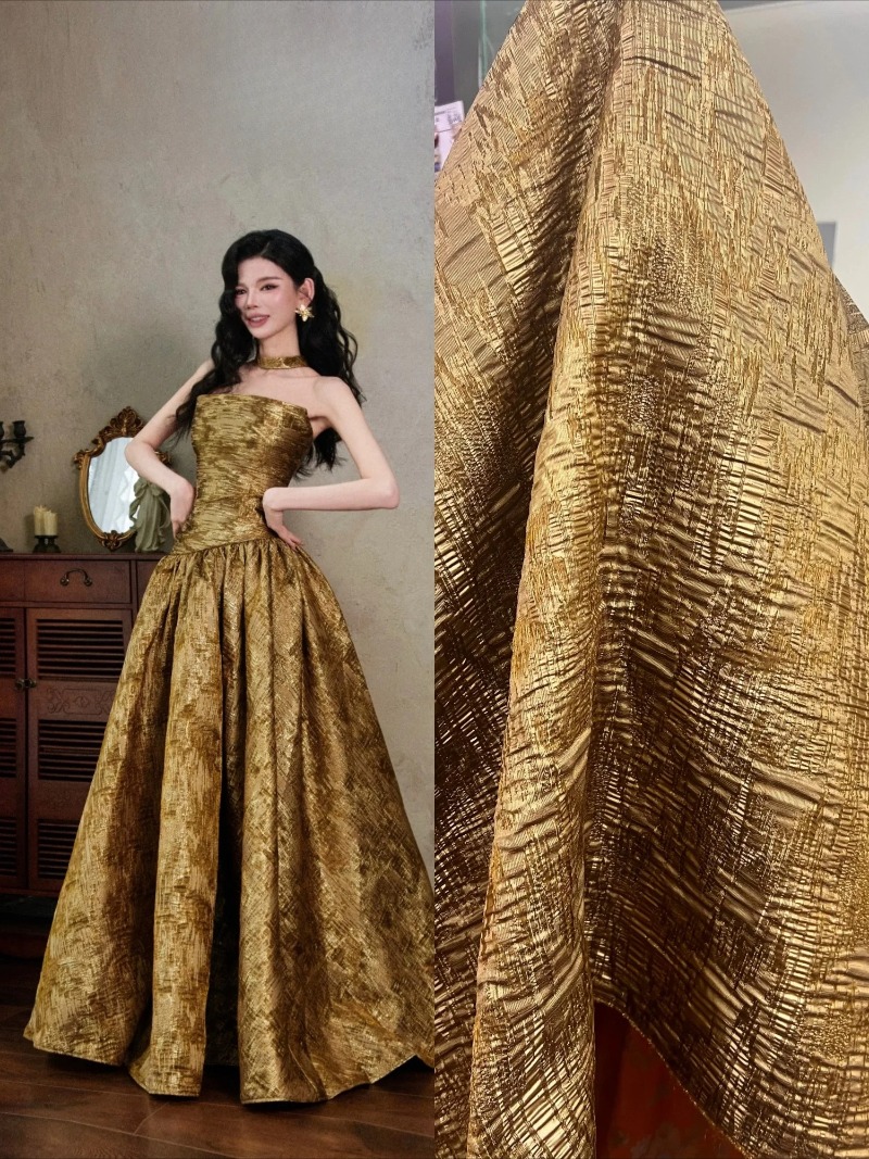 Bronzenbruine getextureerde on - Vintage Sewing Textile recensie en prijs